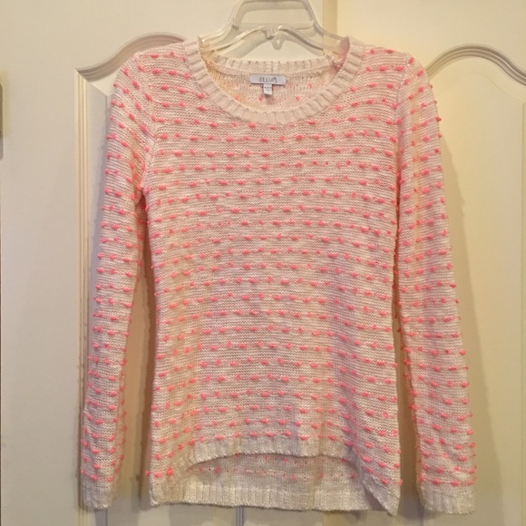 DELIAS Women’s Pink Ivory Sweater Size Small EUC - Picture 1 of 4